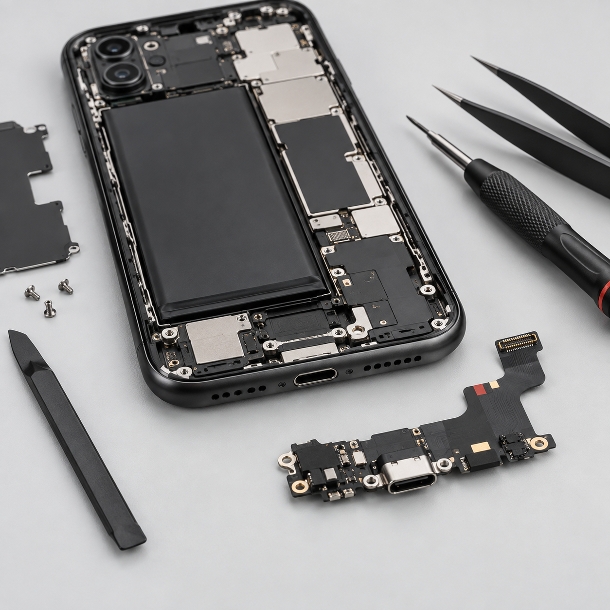 Sustitución del conector de carga iPhone SE 2020